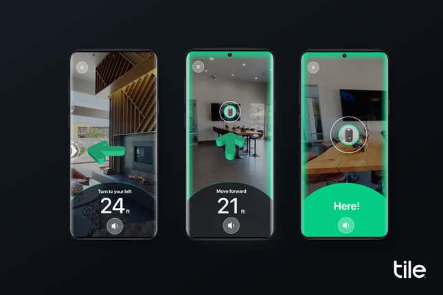 It looks mighty similar to Apple’s Precision Finding feature.