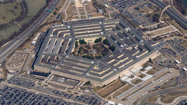 Aerial photo of the Pentagon