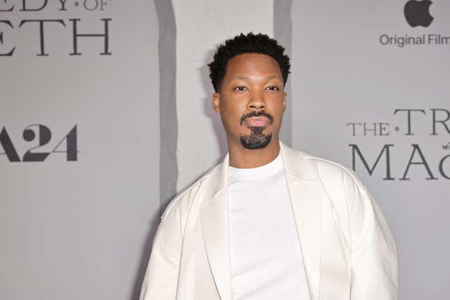 Corey Hawkins attends the Los Angeles premiere of A24&#39;s “The Tragedy Of Macbeth” on December 16, 2021 in Los Angeles, California.