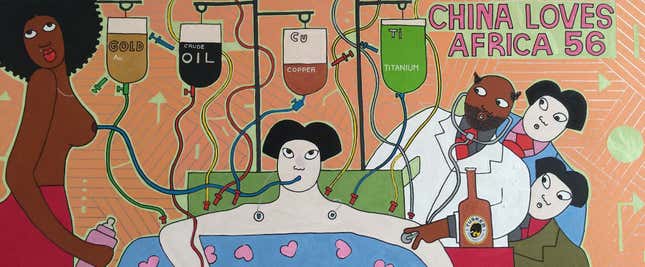 Image for article titled A Kenyan painter’s art questions China’s deepening reach in Africa