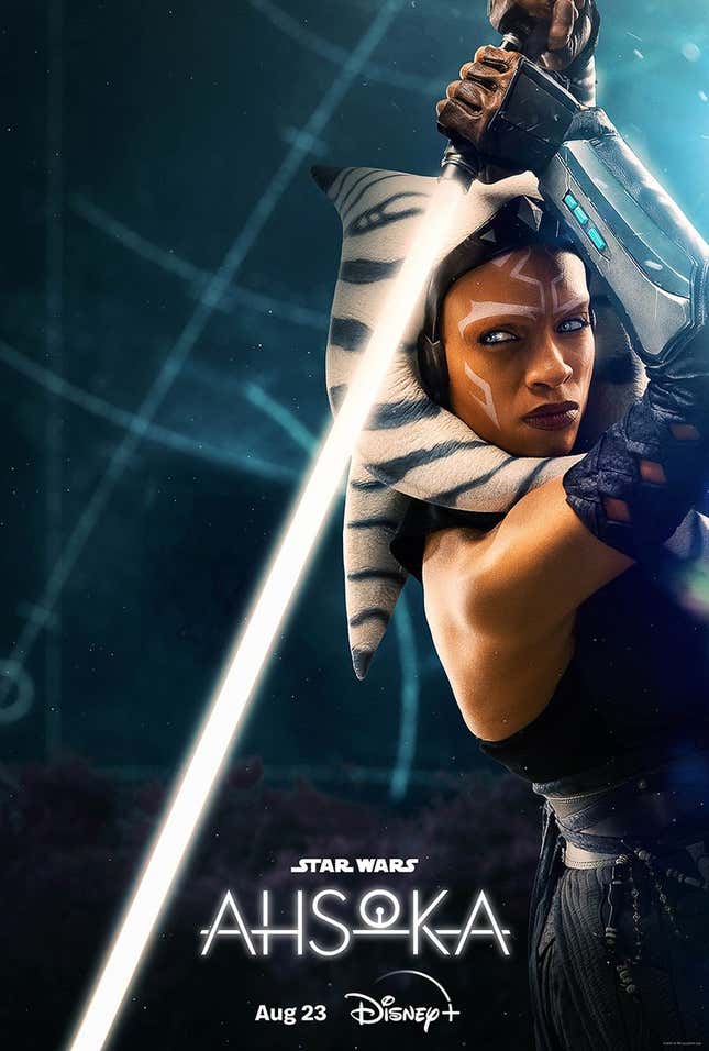 Póster de Ahsoka. La serie se estrena en agosto en Disney+