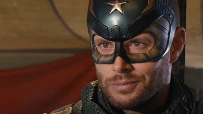 Jensen Ackles as Soldier Boy in a clip from The Boys Season 3. 