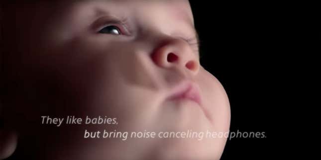 Image for article titled An airline asks: How many travelers will pay to avoid screaming children?