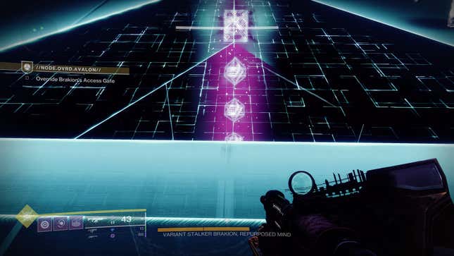 Pink symbols show the order to destroy Vex constructs in.
