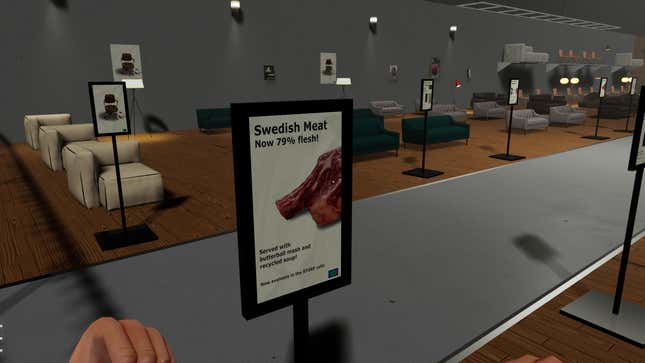 Swedish Meat sign in a not-Ikea store.