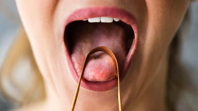 Image for article titled Should You Be Scraping Your Tongue Every Day?