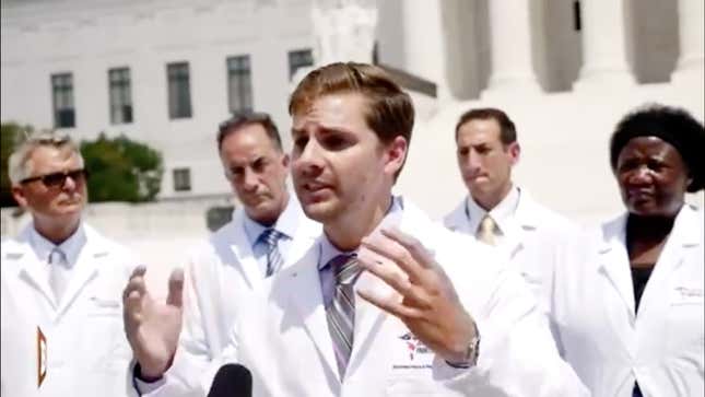 Image for article titled Who Are 'America's Frontline Doctors', the Pro-Trump, Pro-Hydroxychloroquine Weirdos Banned From Social Media?