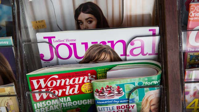 Ladies’ Home Journal on stands in April 2014. That month, the magazine announced it was folding after 131 years of publishing.