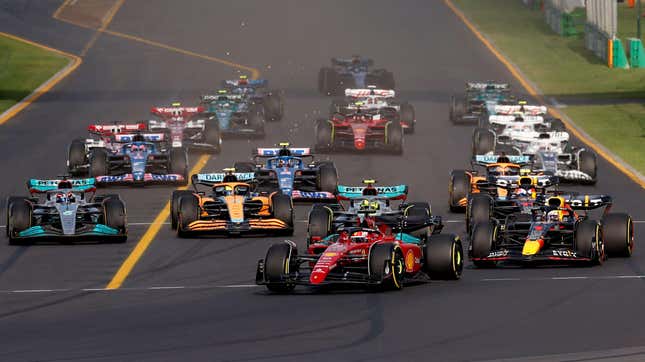 Image for article titled Charles Leclerc Wins F1&#39;s Australian Grand Prix, Verstappen Retires Again