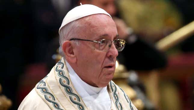 Image for article titled The Onion Looks Back At Pope Francis’ First 10 Years At A Dead End Job