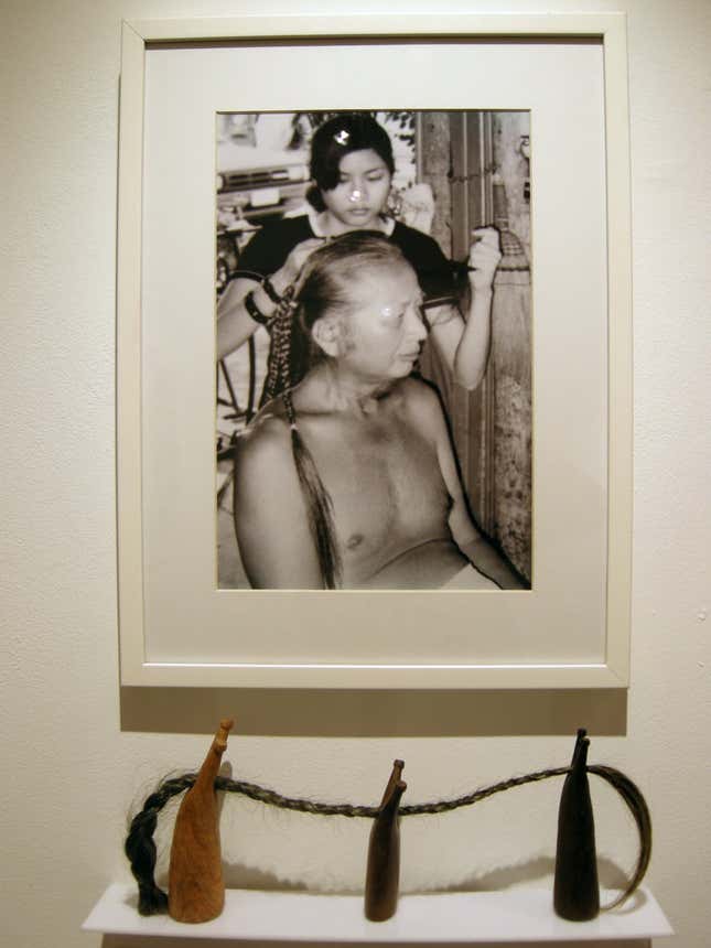 My Father's pigtail