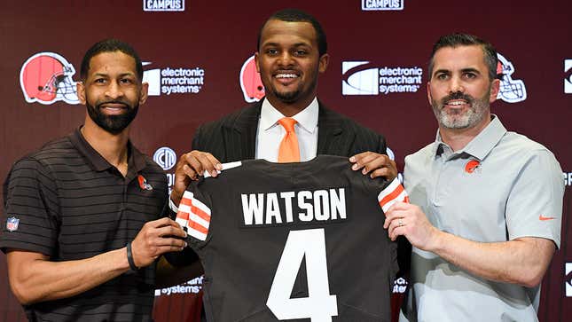 Image for article titled Deshaun Watson’s Contract Includes Clause Voiding Guaranteed Money In Event Of Injury Sustained During Sexual Assault