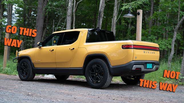 Image for article titled Please Do Not Launch Your Rivian R1T Backwards