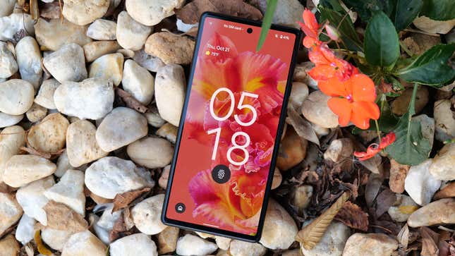 Pixel 6 in-screen fingerprint reader