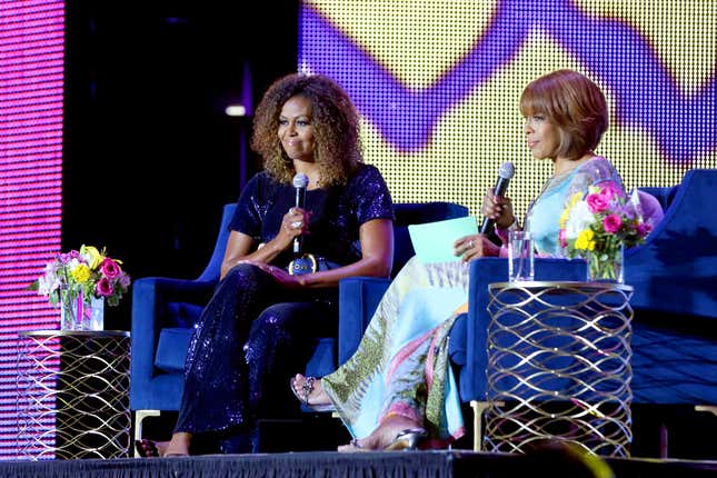 Image for article titled EXCLUSIVE: Michelle Obama, Gayle King Discuss Doubts Black Women Face