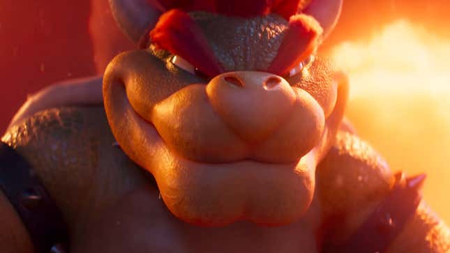 Bowser en la película Super Mario Bros. de Illumination.