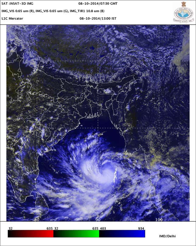 Image for article titled How India went from 15,000 cyclone deaths in 1999 to just 38 last year