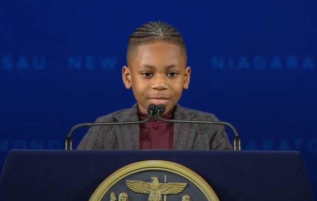 Image for article titled Gov. Hochul&#39;s Invites 9-Year-old Poet To Perform at Inaugural Ceremony