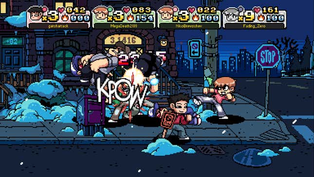 Image for article titled Scott Pilgrim Vs. The World: The Game Is The Winter Hangout I Needed Right Now