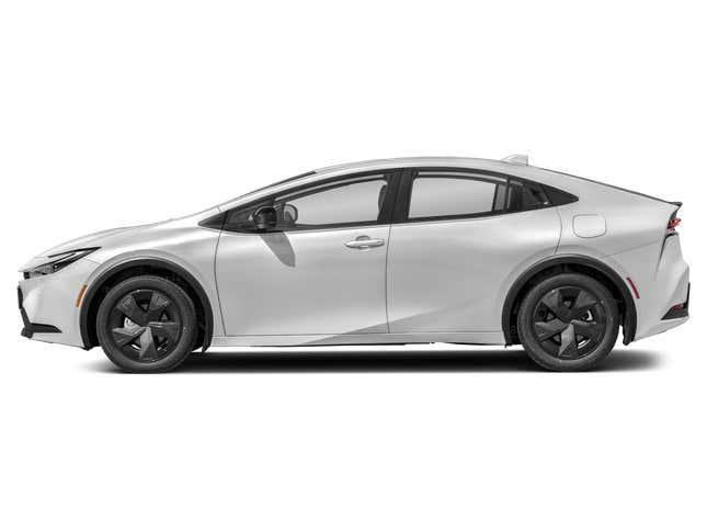 Toyota Prius / LE (SE) 2023. Profile, Facing to the Left