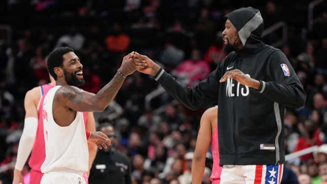 Kyrie Irving and Kevin Durant