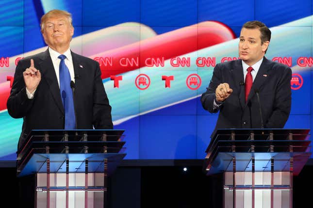 Image for article titled I Still Can&#39;t Believe These Moments from the 2016 Republican Primary Really Happened
