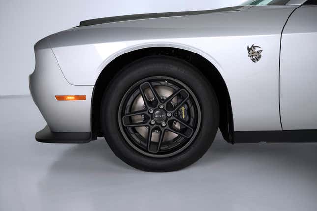 Image for article titled Challenger Demon 170's 'Skinny' Wider Front Tire V6 Challenger SXT