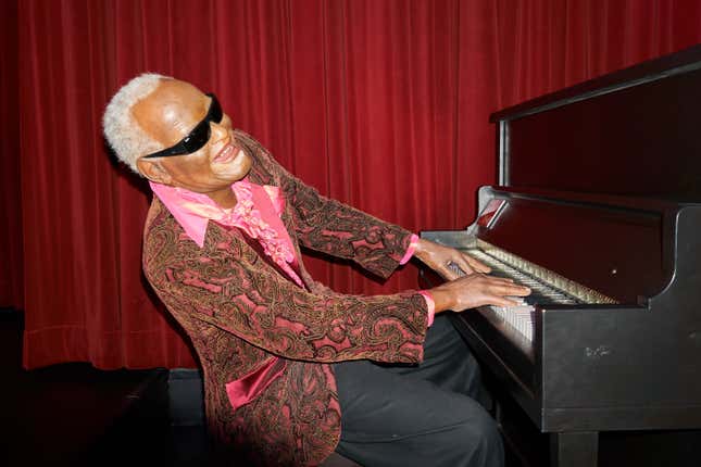 Ray Charles, American singer, songwriter, musician, and composer Wax museum Grevin in Montreal Quebec Canada