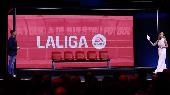 The unveiling of LALIGA EA SPORTS