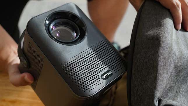 This Mini Projector for $30 off Can Fit In Your Backpack