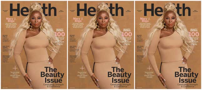 Image for article titled Healthier—and Happier—Than Ever, Mary J. Blige Embodies #QuarantineGoals for Health Magazine