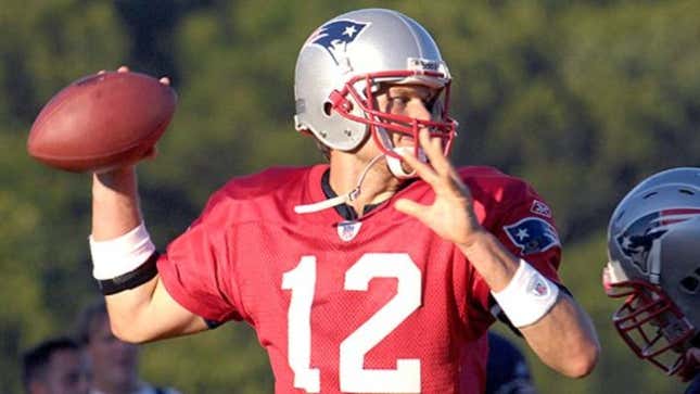Image for article titled Hush Falls Over Patriots Camp As Tom Brady&#39;s First 10 Passes Go 3 Yards