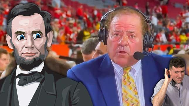 Chris Berman's impeccable timing on an Abe Lincoln birthday shoutout