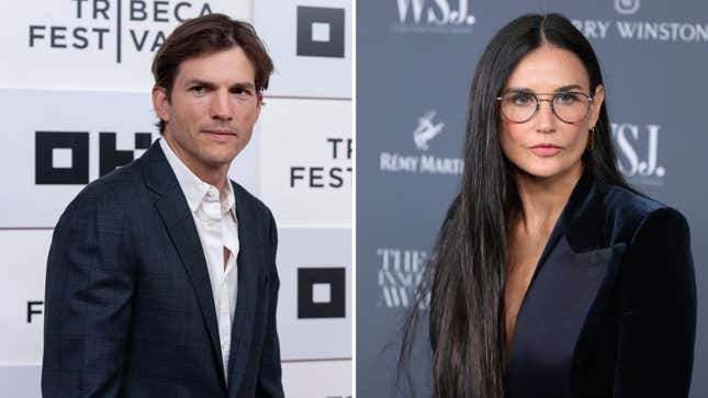 Image for article titled Ashton Kutcher Opens Up About Miscarriage, IVF Struggles with Ex-Wife Demi Moore