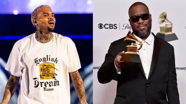 Image for article titled 2023 Grammys: Chris Brown&#39;s Lame Attempt To Apologize to Robert Glasper Is Too Little, Too Late [Updated]
