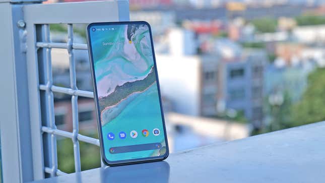 Pixel 5a display