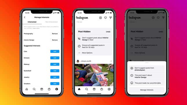 Imagen para el artículo titulado Instagram probará a mostrarte publicaciones de gente que no sigues antes que las de tus amigos