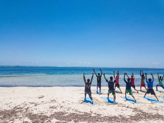 Elman hopes to conduct research on the impact of yoga on victims of war in Somalia.