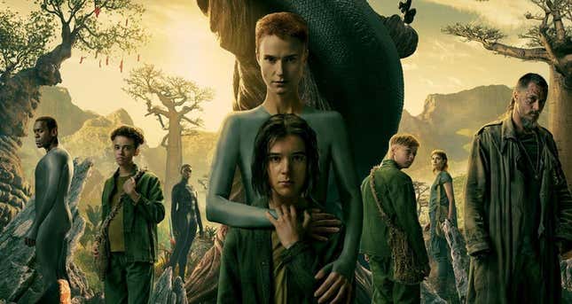 The main cast of HBO Max's Raised by Wolves.