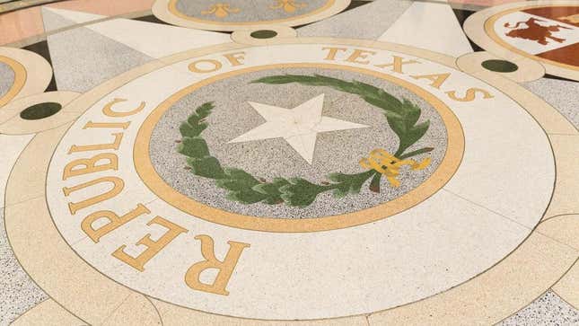 The Texas state seal.