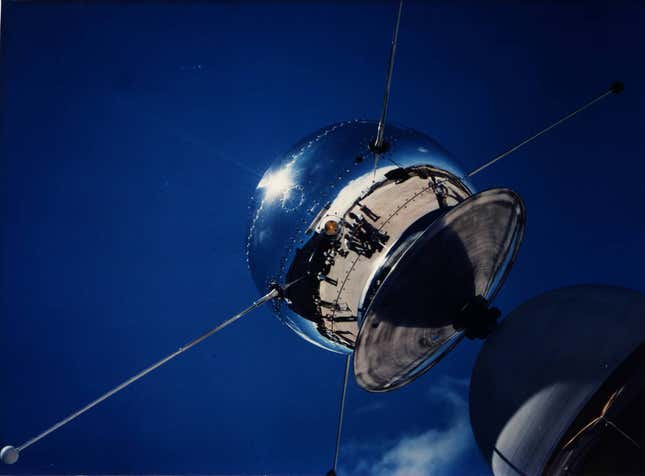 Vanguard-1, the first solar-powered satellite.