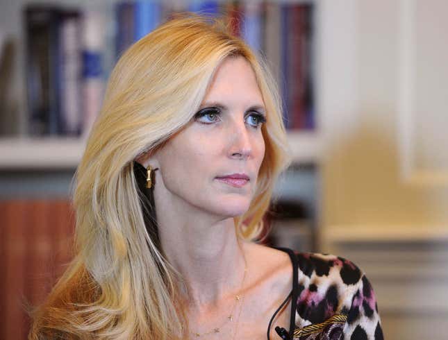 Image for article titled Ann Coulter Attacks Trump For Cowardly Backing Down From Full On Race War