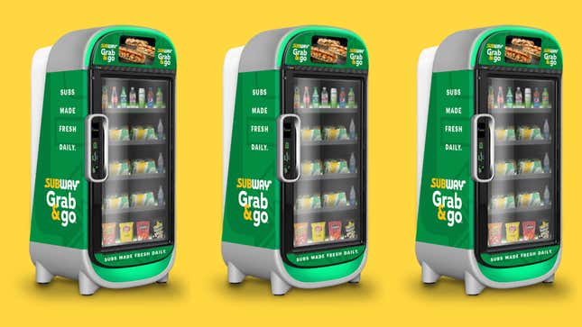 Subway Grab & Go fridge