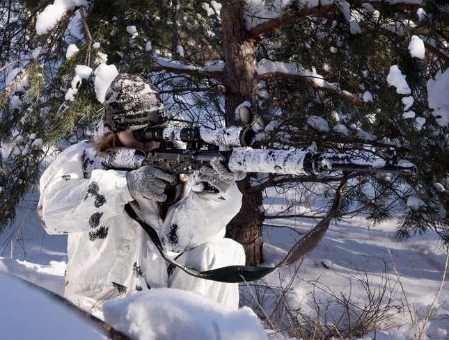 Image for article titled Ski Resort Increases Black Diamond Difficulty By Placing Snipers Along Trail