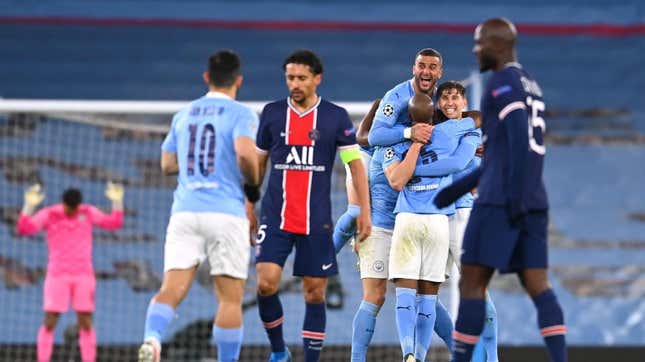 PSG didn’t put up much of a fight as they exit Champion’s League after falling to City 4-1 in the aggregate.