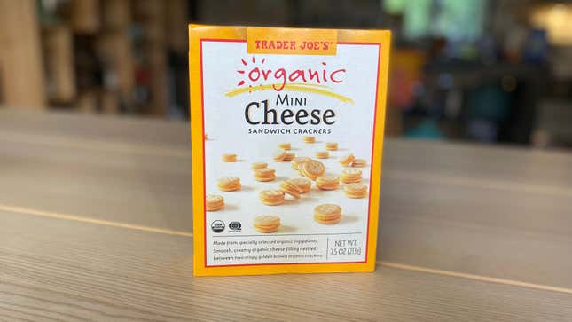 Trader Joe’s Organic Mini Cheese Sandwich Crackers