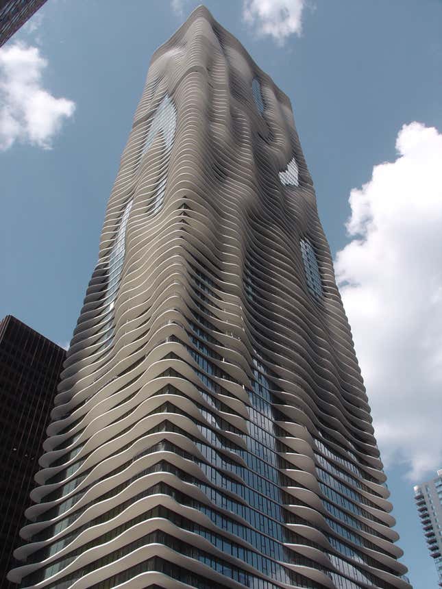 Aqua Tower in Chicago, by Studio Gang.