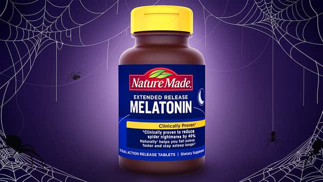 Image for article titled Nature Made Releases New Melatonin Formula Promising 40% Fewer Spider Nightmares