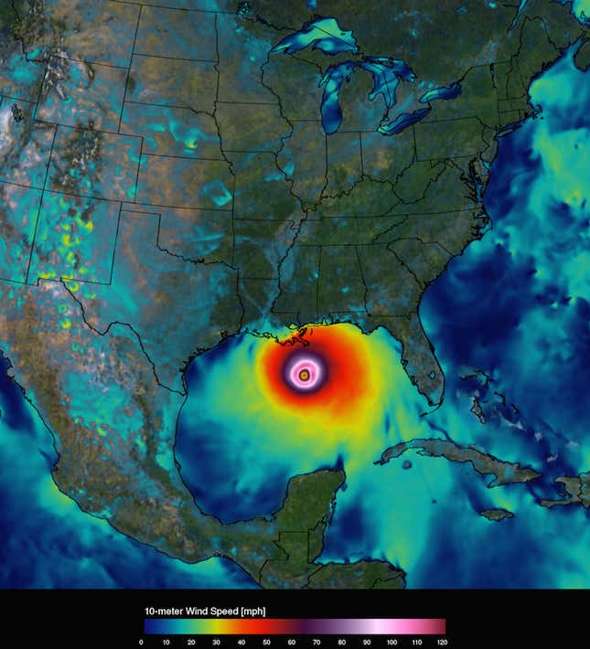 Image for article titled See how much NASA has learned about hurricanes in the 10 years since Katrina