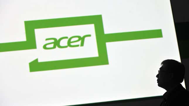 Image for article titled Acer Says Global Chip Shortage Will Bottleneck Laptop Production Until at Least 2022